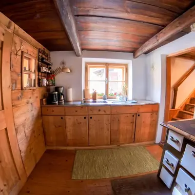 Küche/Küchenzeile in der Unterkunft Ferienhaus Venusberg