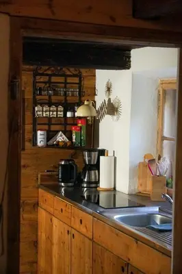 Küche/Küchenzeile in der Unterkunft Ferienhaus Venusberg