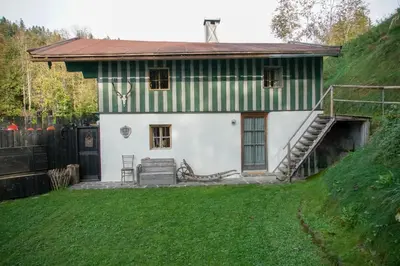 Ein Garten an der Unterkunft Ferienhaus Venusberg