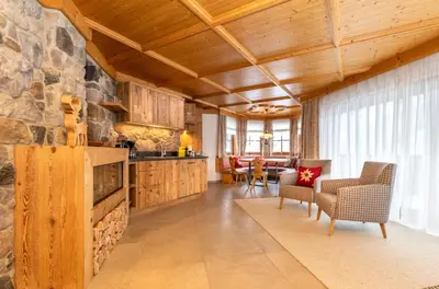 Ein Sitzbereich in der Unterkunft Landhaus Simone incl JOKER CARD by All in One Apartments
