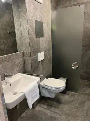 Ein Badezimmer in der Unterkunft Merwede Wasserfallblick