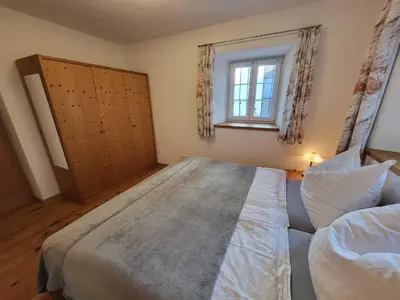 Ein Bett oder Betten in einem Zimmer der Unterkunft Schmiedhäusl