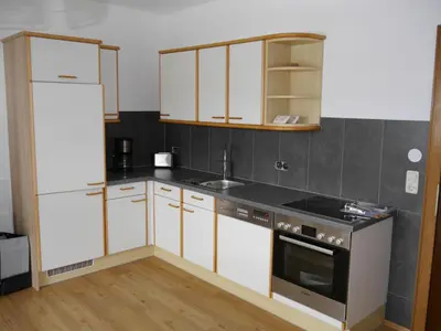 Küche/Küchenzeile in der Unterkunft Ferienwohnung Enn