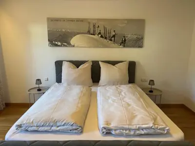 Ein Bett oder Betten in einem Zimmer der Unterkunft Rosenberger I