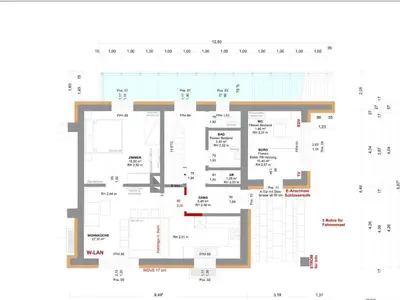 Grundriss der Unterkunft Haus Filzstein