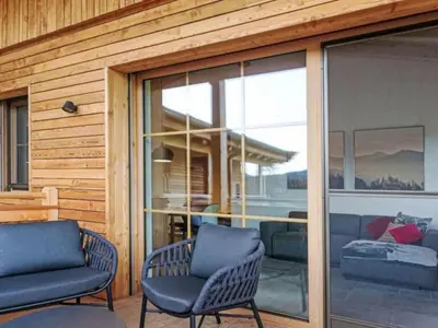 Ein Sitzbereich in der Unterkunft Apartment Das Panoramal by Interhome