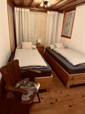 Ein Bett oder Betten in einem Zimmer der Unterkunft LITTLE HIDEAWAY zillertal