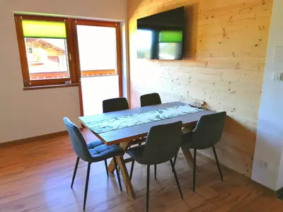 TV/Unterhaltungsangebot in der Unterkunft Ferienwohnung Lacken