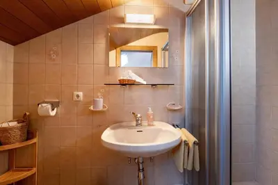 Ein Badezimmer in der Unterkunft Gästehaus Kopp