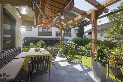 Ein Balkon oder eine Terrasse in der Unterkunft Gästehaus Kopp