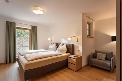 Ein Bett oder Betten in einem Zimmer der Unterkunft Haus Alexandra