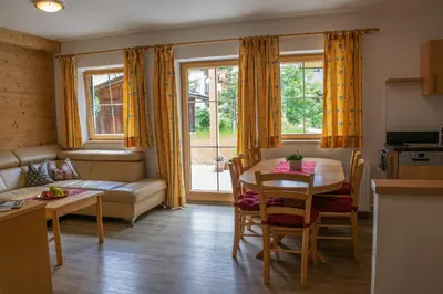 Küche/Küchenzeile in der Unterkunft Reichenspitzblick Appartement