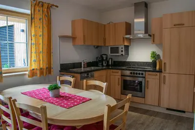 Küche/Küchenzeile in der Unterkunft Reichenspitzblick Appartement