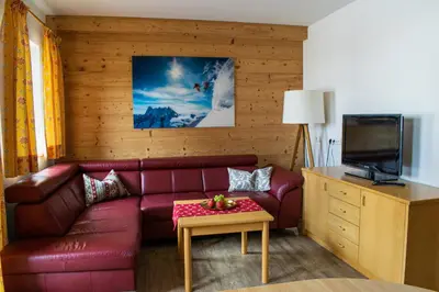 TV/Unterhaltungsangebot in der Unterkunft Reichenspitzblick Appartement