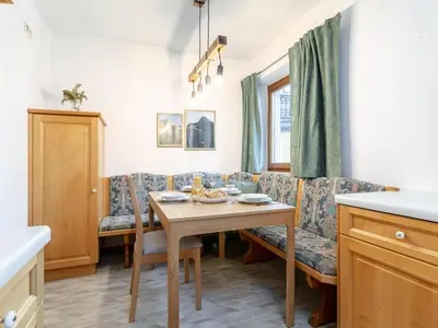 Ein Sitzbereich in der Unterkunft Residenz an der Ache