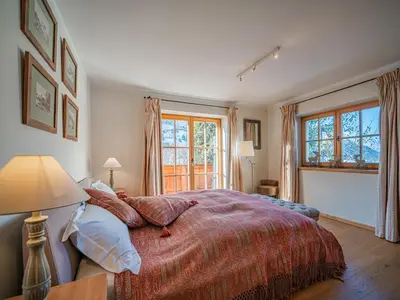 Ein Bett oder Betten in einem Zimmer der Unterkunft Bichlnwiesn