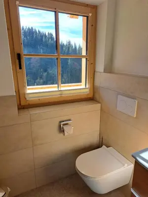 Ein Badezimmer in der Unterkunft Ferienwohnung Altrach