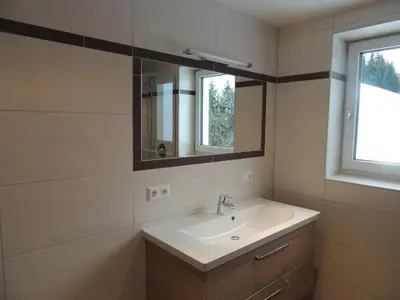 Ein Badezimmer in der Unterkunft Z`Aglers Ferienwohnungen