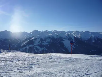 Flat in Mittersill near Ski Lift im Winter