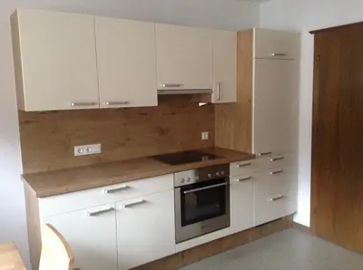 Küche/Küchenzeile in der Unterkunft Ferienwohnung Blumen Penz