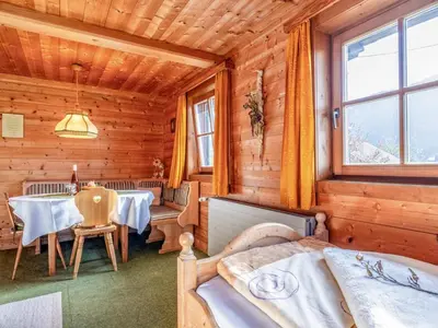 Ein Sitzbereich in der Unterkunft Grabnerhof
