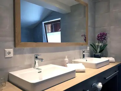Ein Badezimmer in der Unterkunft Das Alpbach Juwel