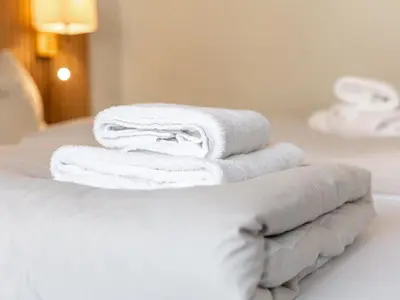Ein Bett oder Betten in einem Zimmer der Unterkunft Brixen Alpin Living Top 13
