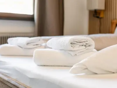 Ein Bett oder Betten in einem Zimmer der Unterkunft Brixen Alpin Living Top 7