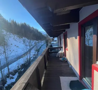 Saal life Apartment im Winter