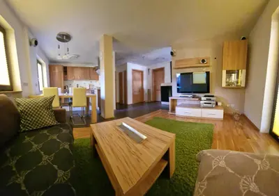 TV/Unterhaltungsangebot in der Unterkunft Saal life Apartment