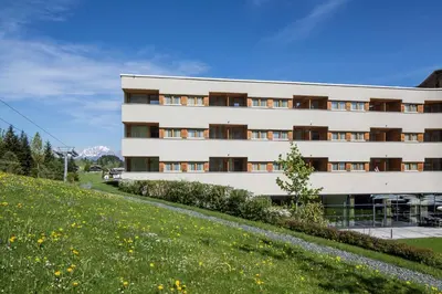 Das Gebäude in dem sich das Resort befindet