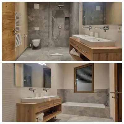 Ein Badezimmer in der Unterkunft B living Apartments