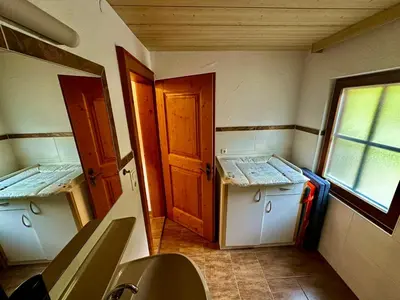 Ein Bett oder Betten in einem Zimmer der Unterkunft Veitenhof Alm im autofreien Kaisertal