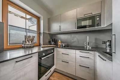 Küche/Küchenzeile in der Unterkunft Ferienhaus Johanna in Mayrhofen-Hippach- Nähe der Skipiste