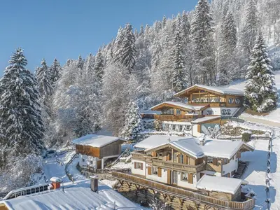 Kitz Hills Chalet Mondschein im Winter
