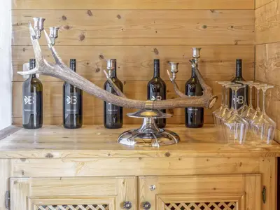 Getränke in der Unterkunft Kitz Hills Chalet Mondschein