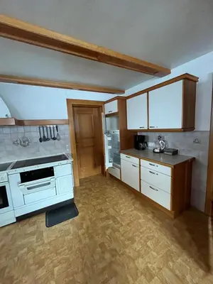 Küche/Küchenzeile in der Unterkunft Ferienwohnung Thumerhof