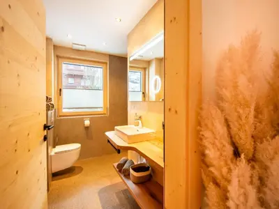 Ein Badezimmer in der Unterkunft Apartment Moiklerhof