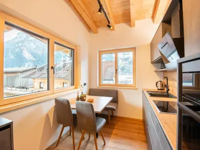 Küche/Küchenzeile in der Unterkunft Apartment Moiklerhof