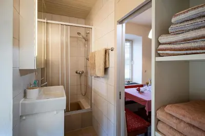 Ein Badezimmer in der Unterkunft Villa Gartenblick