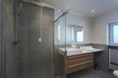 Ein Badezimmer in der Unterkunft Appartement Alpenzauber