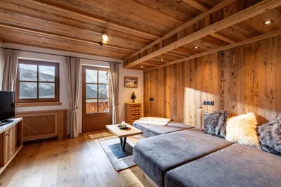 Ein Bett oder Betten in einem Zimmer der Unterkunft Apart Frieda
