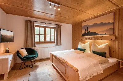 Ein Bett oder Betten in einem Zimmer der Unterkunft Apart Frieda