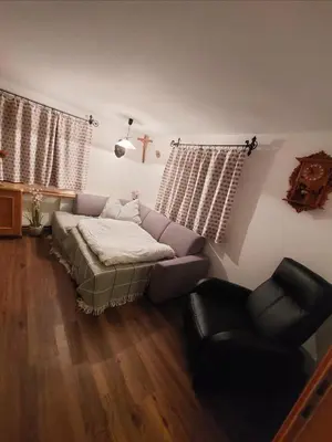Ein Sitzbereich in der Unterkunft Apartment Voithofer
