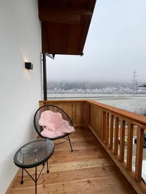 Ein Balkon oder eine Terrasse in der Unterkunft GOLDMARIE - Apartments
