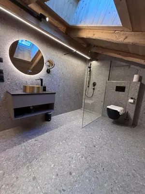 Ein Badezimmer in der Unterkunft GOLDMARIE - Apartments