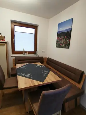 Ein Sitzbereich in der Unterkunft Appartement Florian