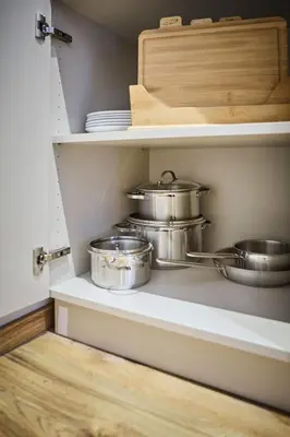 Küche/Küchenzeile in der Unterkunft Apartment Eastside Top 8
