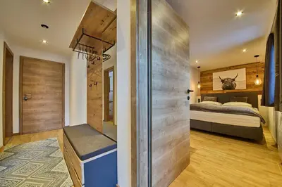 Ein Bett oder Betten in einem Zimmer der Unterkunft Apartment Eastside Top 8