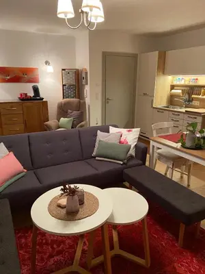 Küche/Küchenzeile in der Unterkunft Haus Kaiserblick Top 1